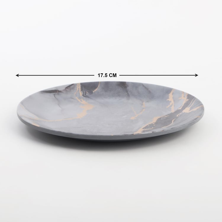 Breccia Melamine Printed Side Plate - 17.5cm