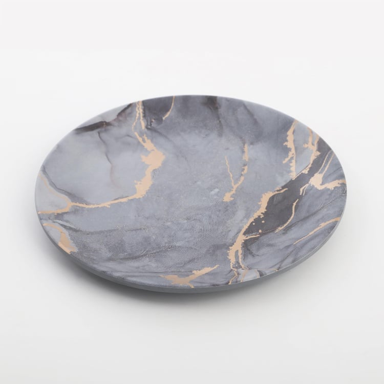 Breccia Melamine Printed Side Plate - 17.5cm