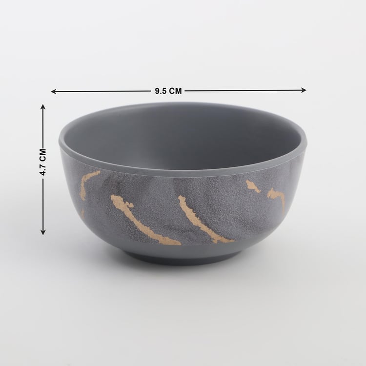 Breccia Melamine Printed Veg Bowl - 240ml