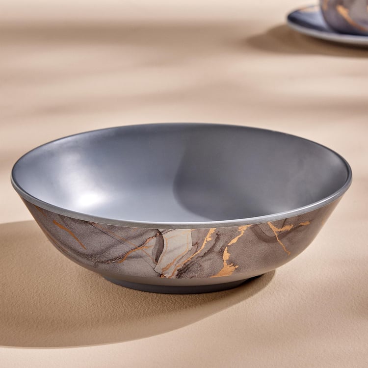 Breccia Melamine Printed Serving Bowl - 780ml