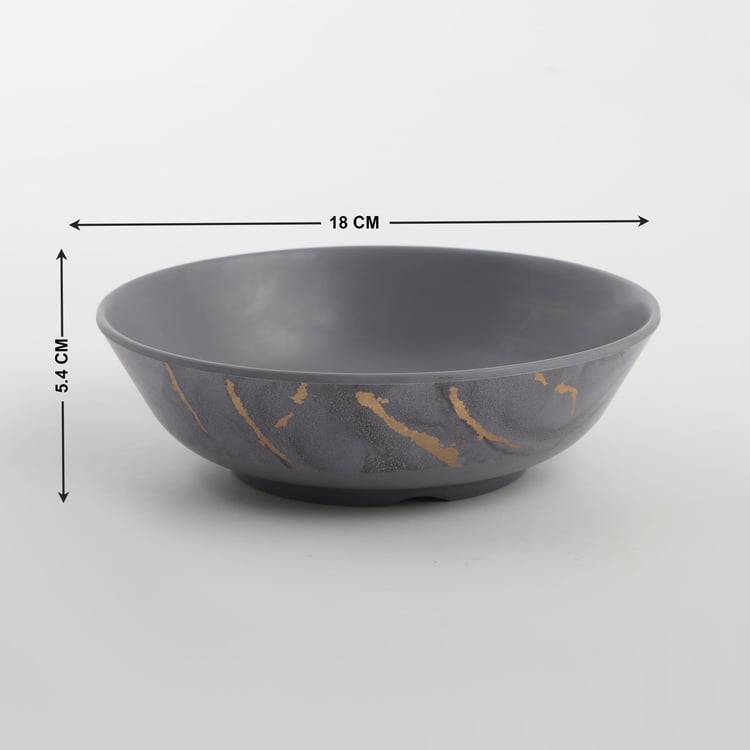 Breccia Melamine Printed Serving Bowl - 780ml
