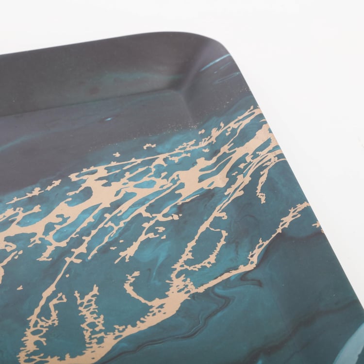 Breccia Melamine Printed Serving Tray - 30.8x23cm