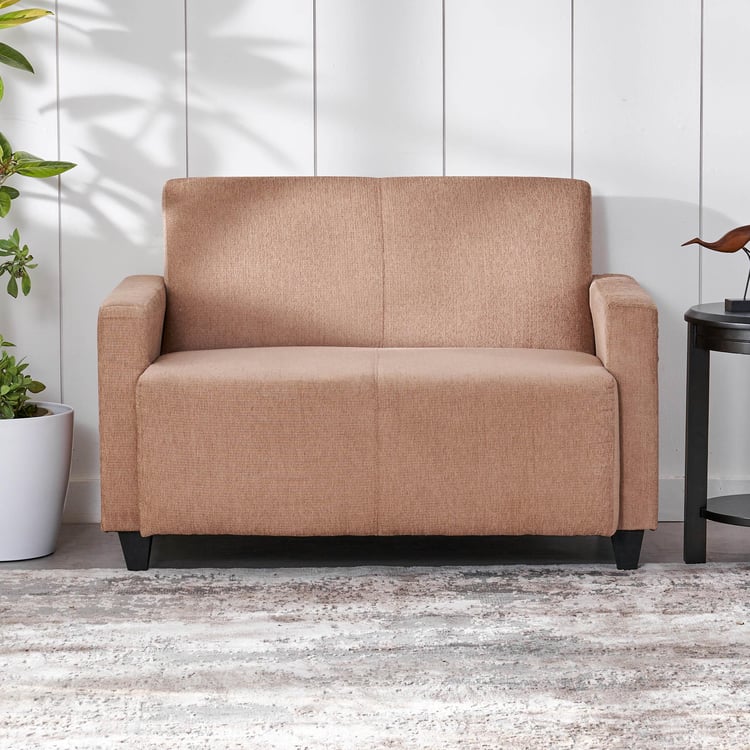 Helios Riley Fabric 2-Seater Sofa - Beige