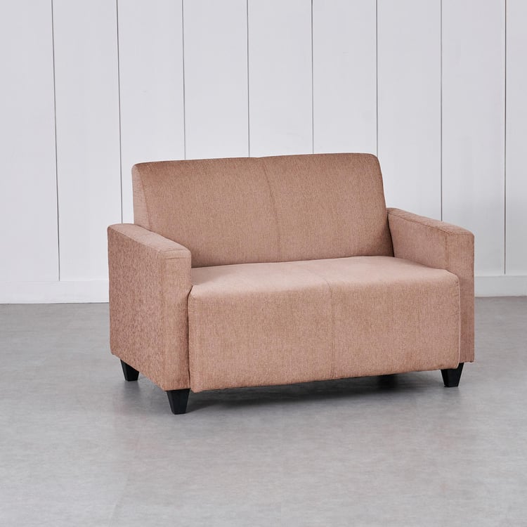 Helios Riley Fabric 2-Seater Sofa - Beige