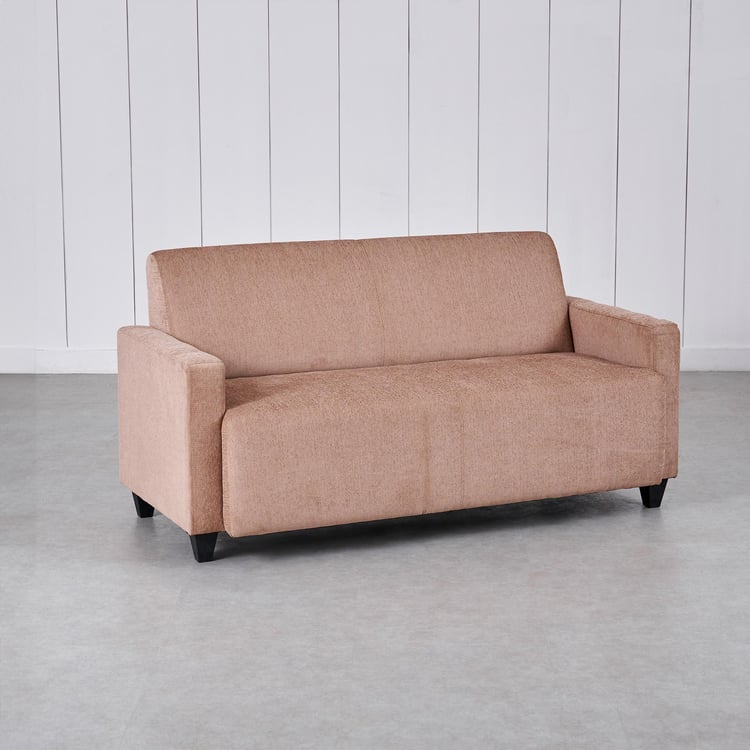 Helios Riley Fabric 3-Seater Sofa - Beige