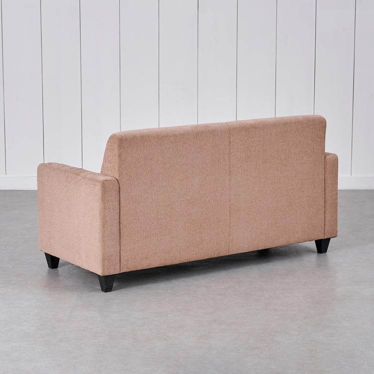 Helios Riley Fabric 3-Seater Sofa - Beige