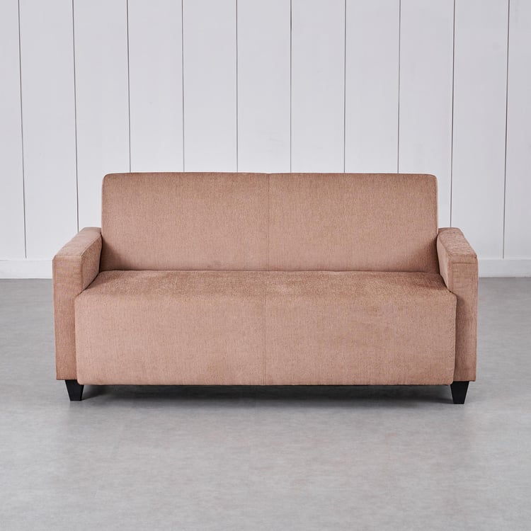 Helios Riley Fabric 3-Seater Sofa - Beige