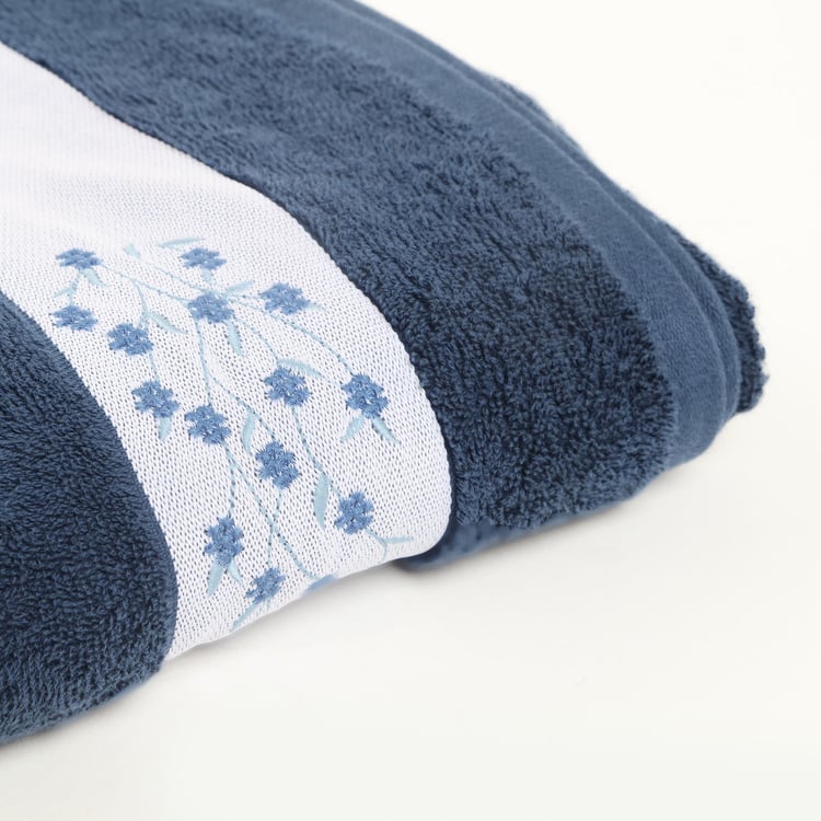 Colour Refresh Essence Cotton Embroidered Bath Towel - 140x70cm