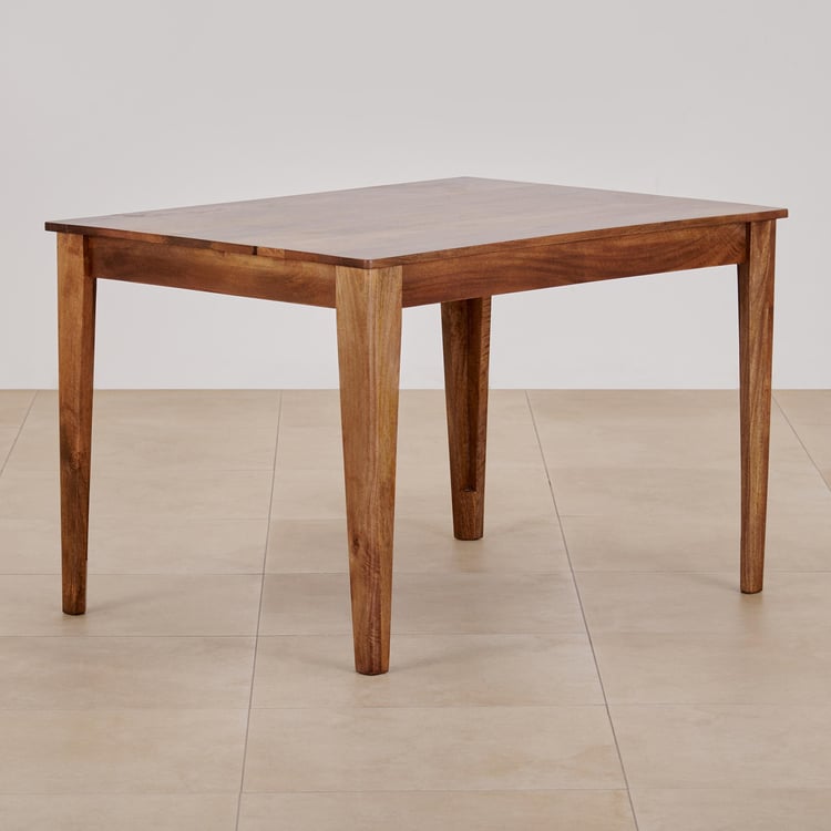 Helios Amora Mango Wood 4-Seater Dining Table - Brown