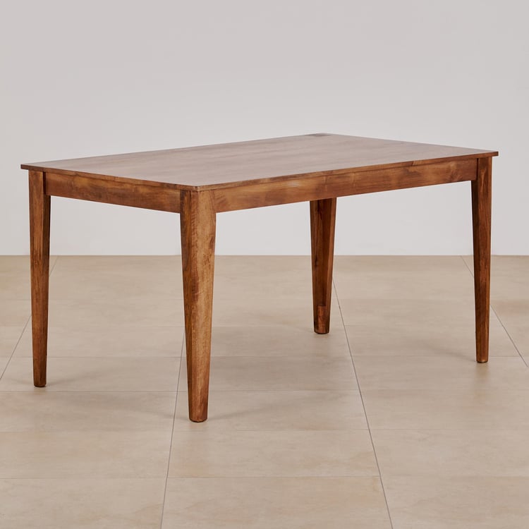 Helios Amora Mango Wood 6-Seater Dining Table - Brown