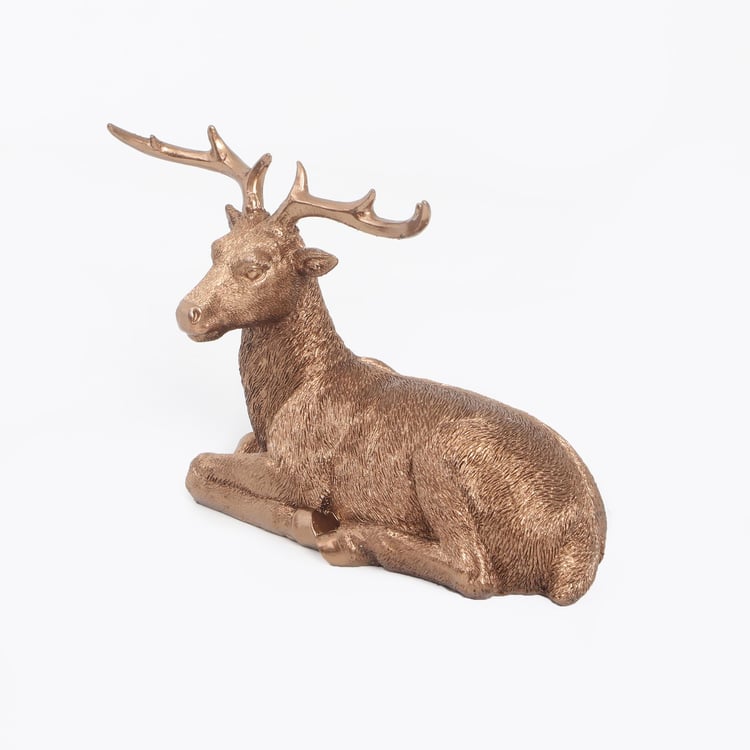 Magnus Set of 2 Polyresin Reindeer Figurines