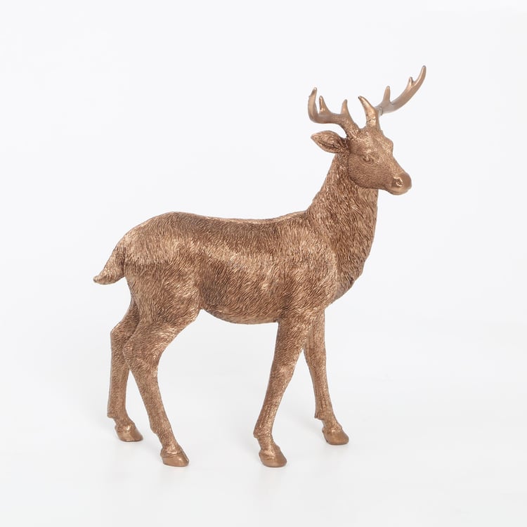 Magnus Set of 2 Polyresin Reindeer Figurines