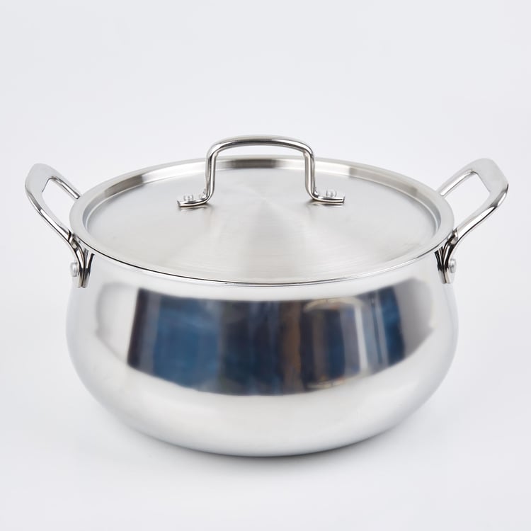 Valeria Carin Stainless Steel Induction Handi with Lid - 6.8L