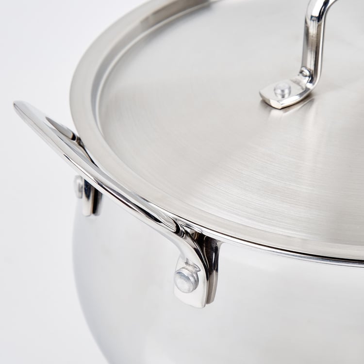 Valeria Carin Stainless Steel Induction Handi with Lid - 6.8L