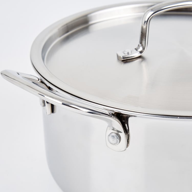 Valeria Carin Stainless Steel Induction Casserole with Lid - 5.6L