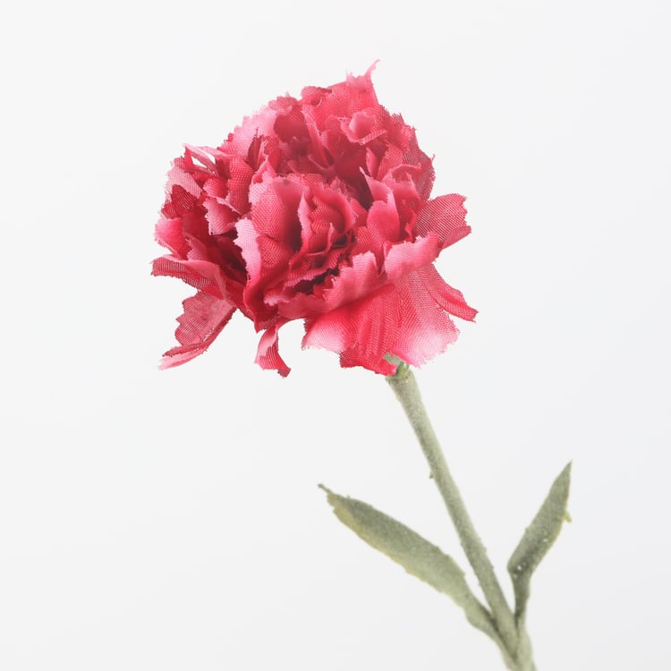 Botanical Artificial Single Carnation Flower Stick - 61cm