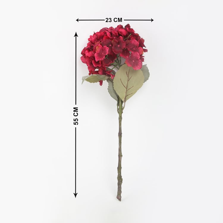 Botanical Artificial Hydrangea Flower Stick - 55cm