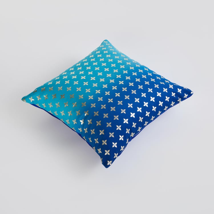 Corsica Mayur Set of 2 Foil Printed Cushion Covers - 40x40cm