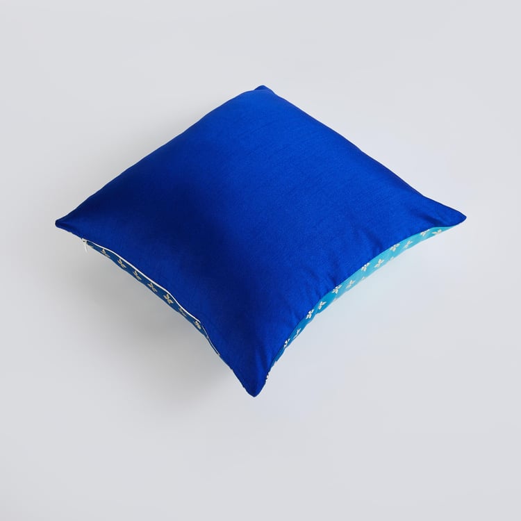 Corsica Mayur Set of 2 Foil Printed Cushion Covers - 40x40cm