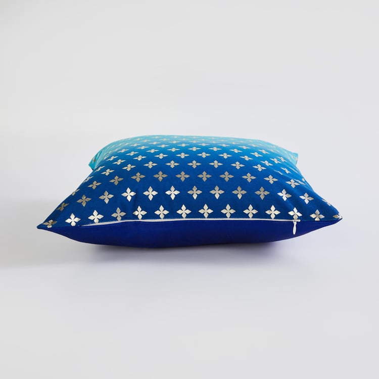 Corsica Mayur Set of 2 Foil Printed Cushion Covers - 40x40cm