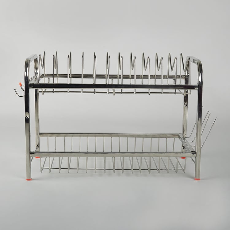 Orion Stainless Steel Two-Tier Dish Rack