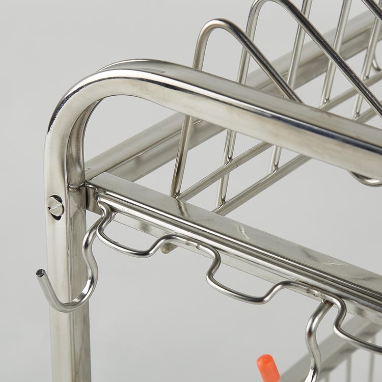 Orion Stainless Steel Two-Tier Dish Rack