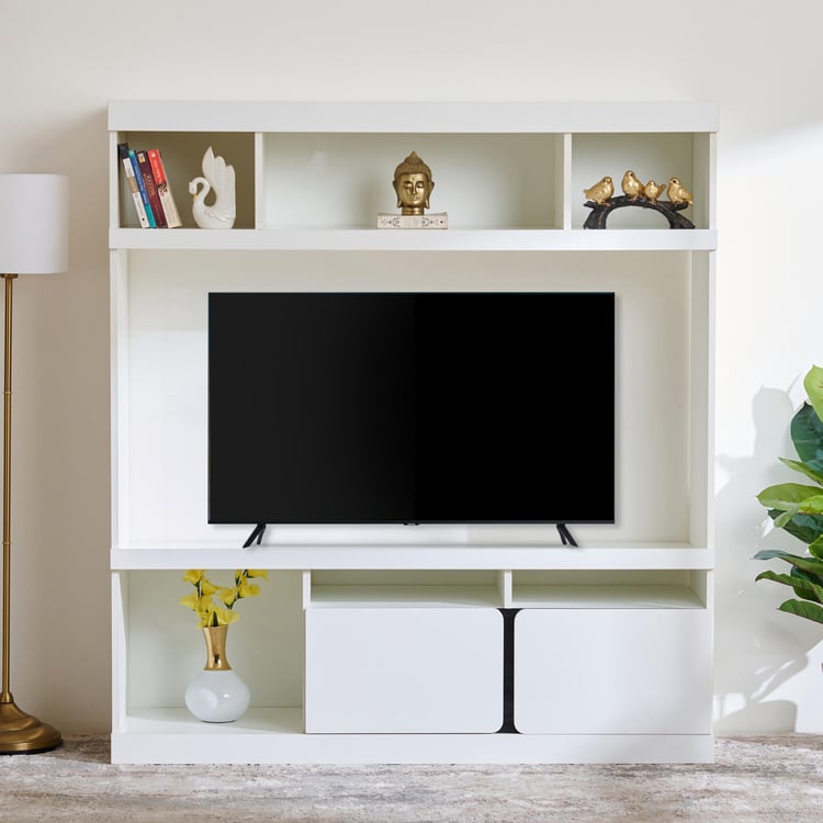 Polaris Entertainment Wall Unit - White