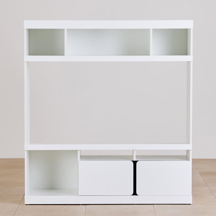 Polaris Entertainment Wall Unit - White