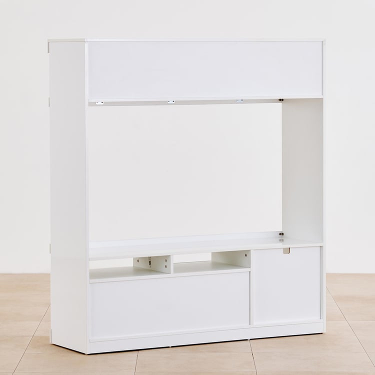 Polaris Entertainment Wall Unit - White