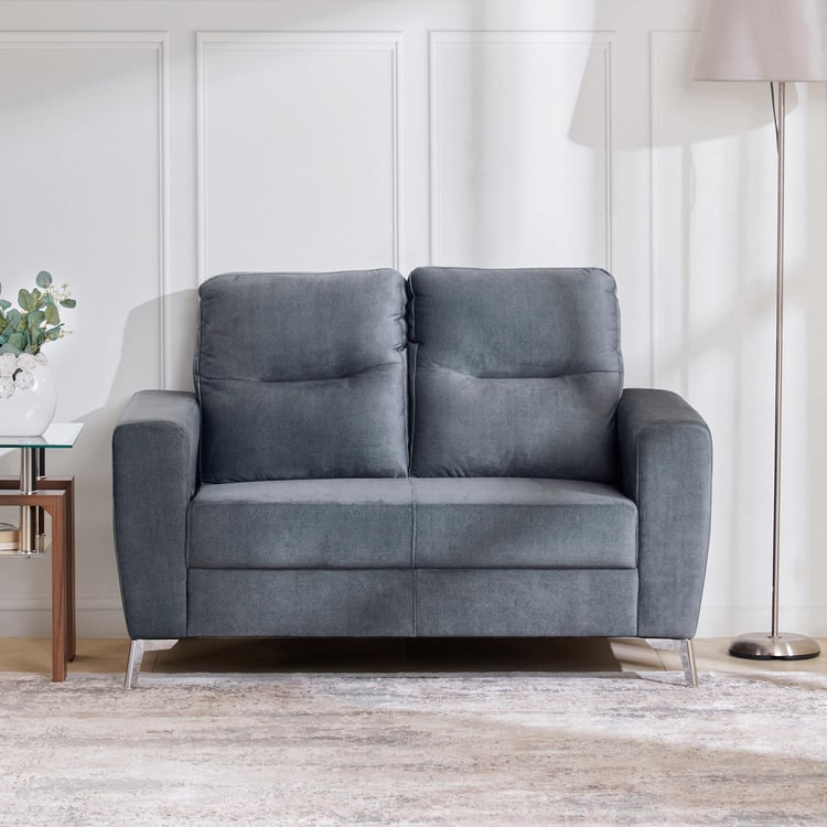 Helios Vive Fabric 2-Seater Sofa - Grey