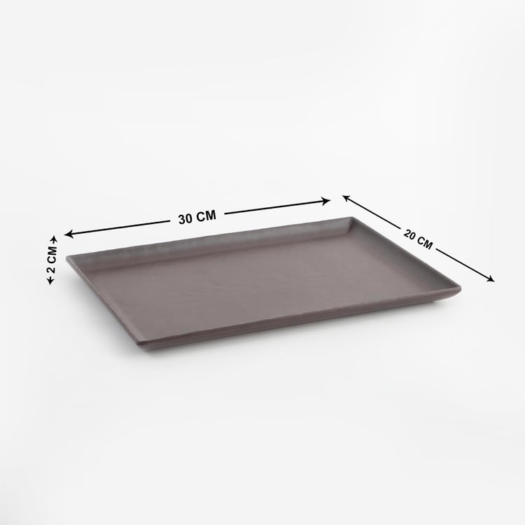 Meadows Solids Melamine Serving Platter - 30x20cm