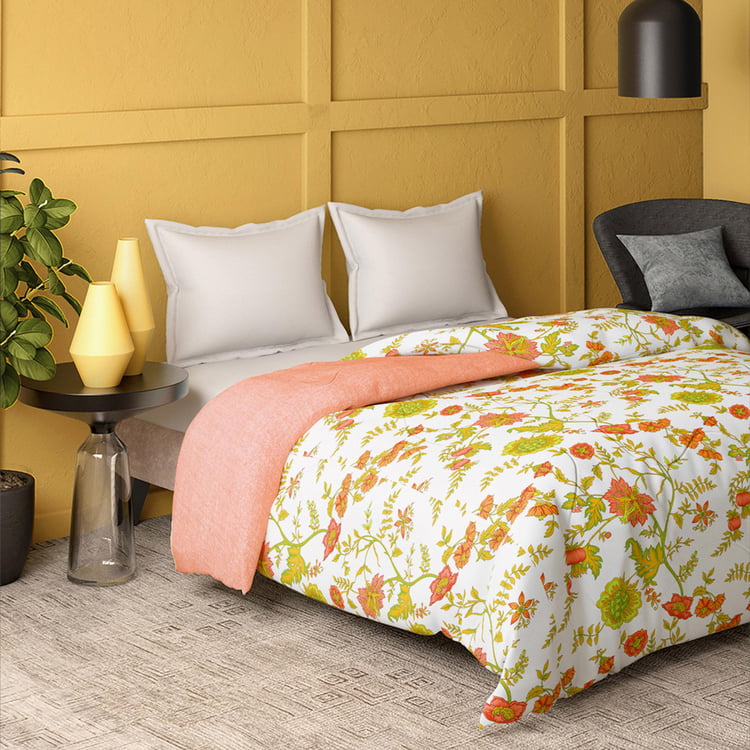Buy PORTICO Marvella Cotton Floral Print Double Comforter from Portico