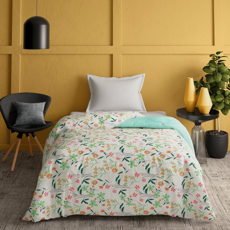 PORTICO Marvella Cotton Floral Print Single Comforter