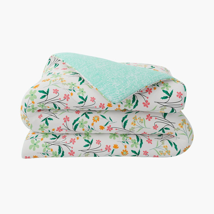 PORTICO Marvella Cotton Floral Print Single Comforter