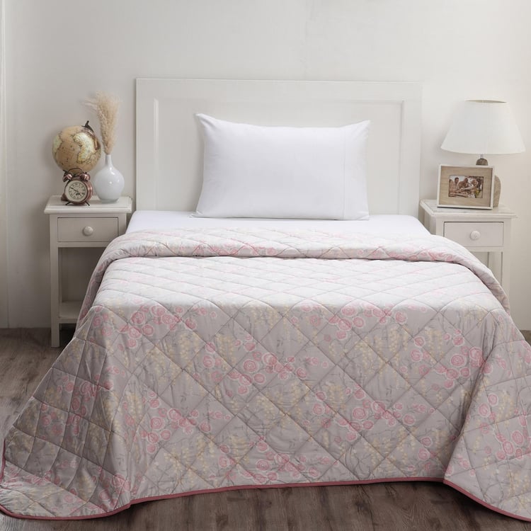 MASPAR Optimist Bloom Cassia Cotton Printed Single Quilt