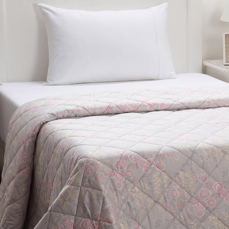 MASPAR Optimist Bloom Cassia Cotton Printed Single Quilt