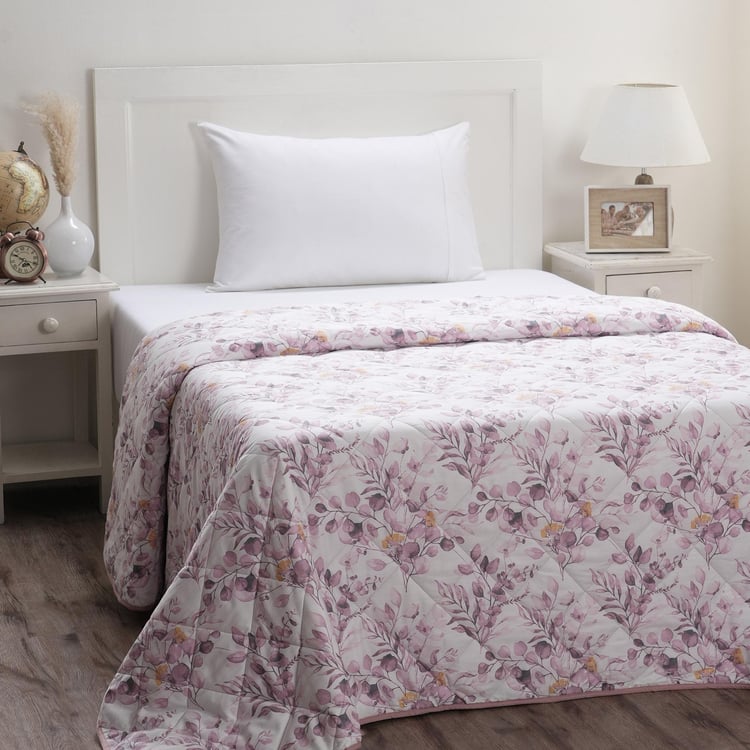 MASPAR Optimist Bloom Leilani Cotton Printed Single Quilt