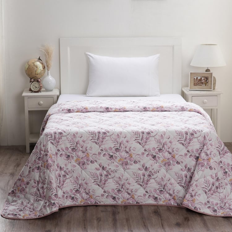 MASPAR Optimist Bloom Leilani Cotton Printed Single Quilt