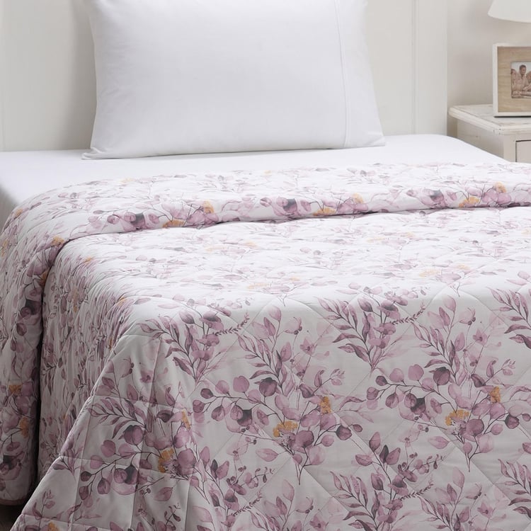 MASPAR Optimist Bloom Leilani Cotton Printed Single Quilt