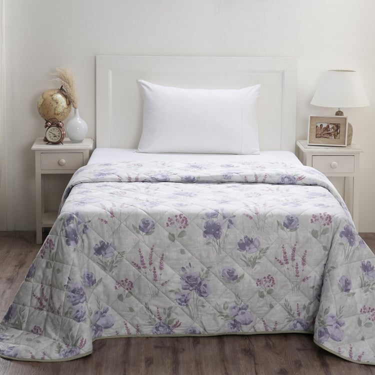 MASPAR Optimist Bloom Cotton Printed Single Quilt