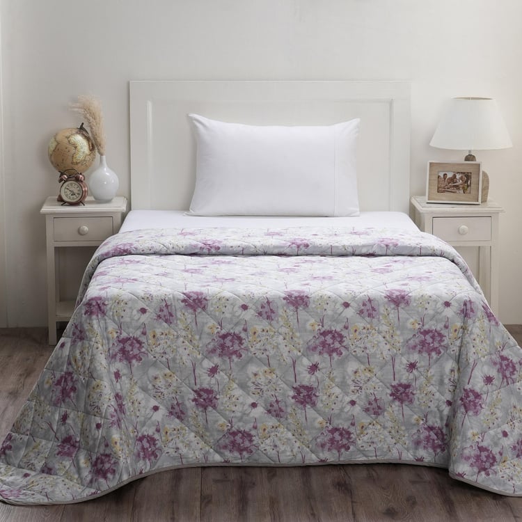 MASPAR Optimist Bloom Cotton Printed Single Quilt