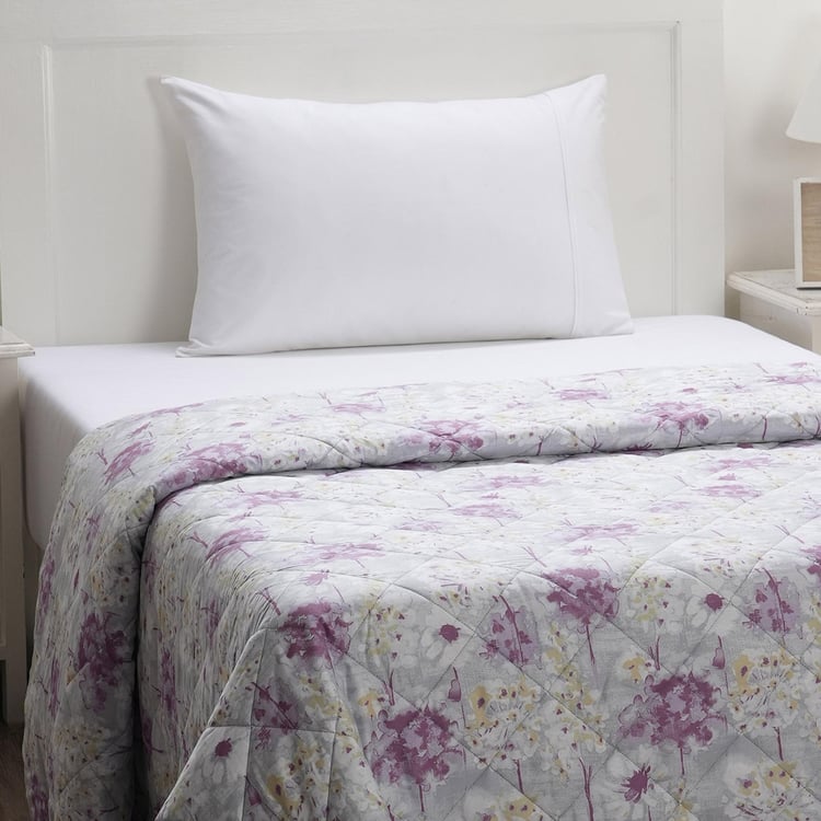 MASPAR Optimist Bloom Cotton Printed Single Quilt