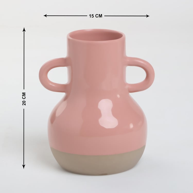 Colour Refresh Ceramic Vase with Handles