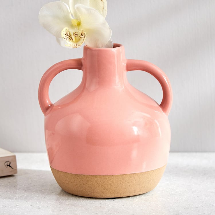 Colour Refresh Ceramic Vase with Handles