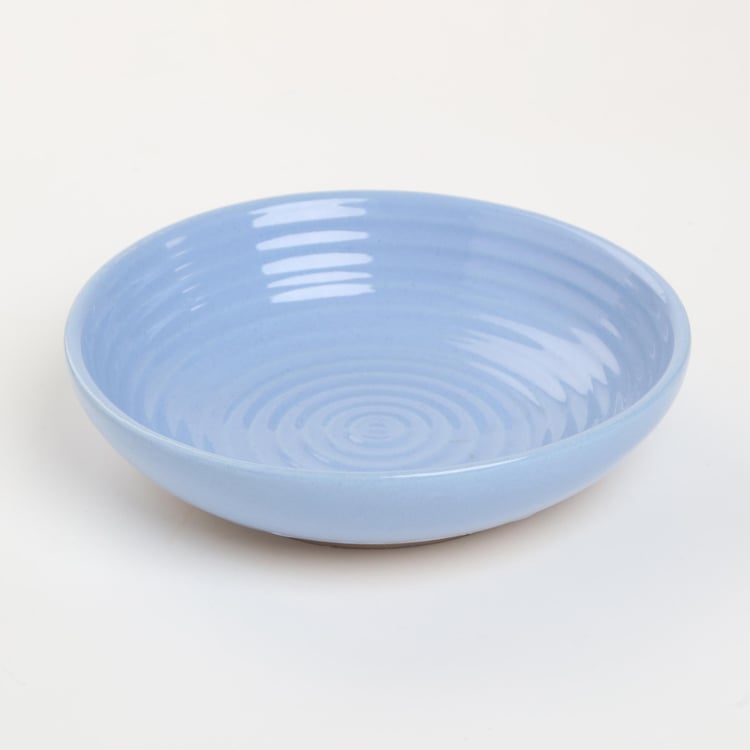 Buy Colour Refresh Ceramic Ribbed Bowl from Home Centre at just INR 499.0
