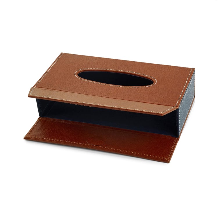 Orion Detroit Faux Leather Tissue Box