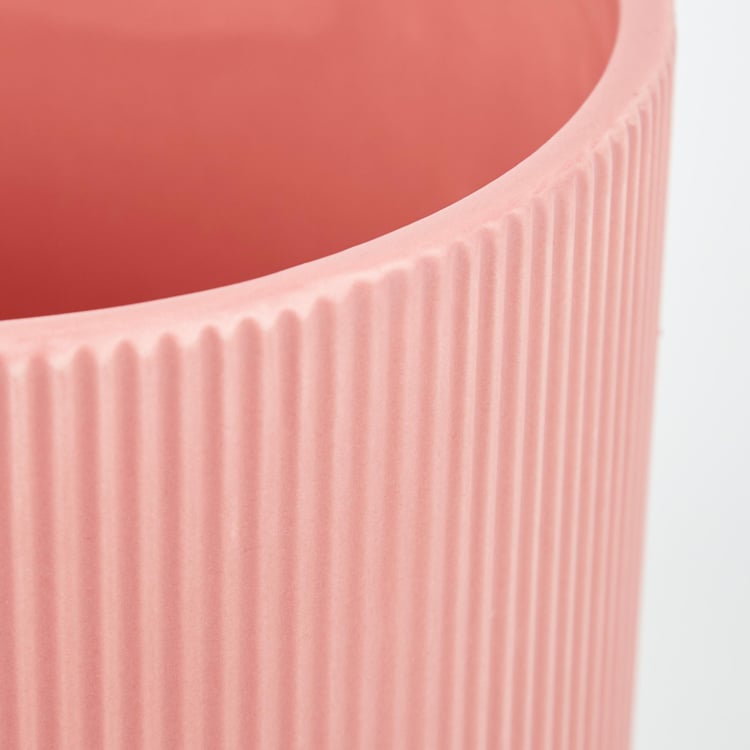 Gloria Argil Ceramic Ribbed Planter