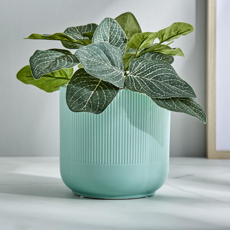 Gloria Argil Ceramic Ribbed Planter