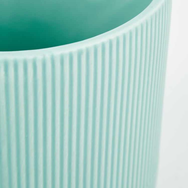 Gloria Argil Ceramic Ribbed Planter