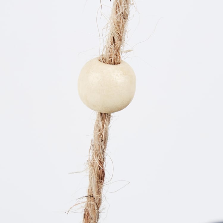 Gloria Argil Ceramic Ribbed Hanging Planter